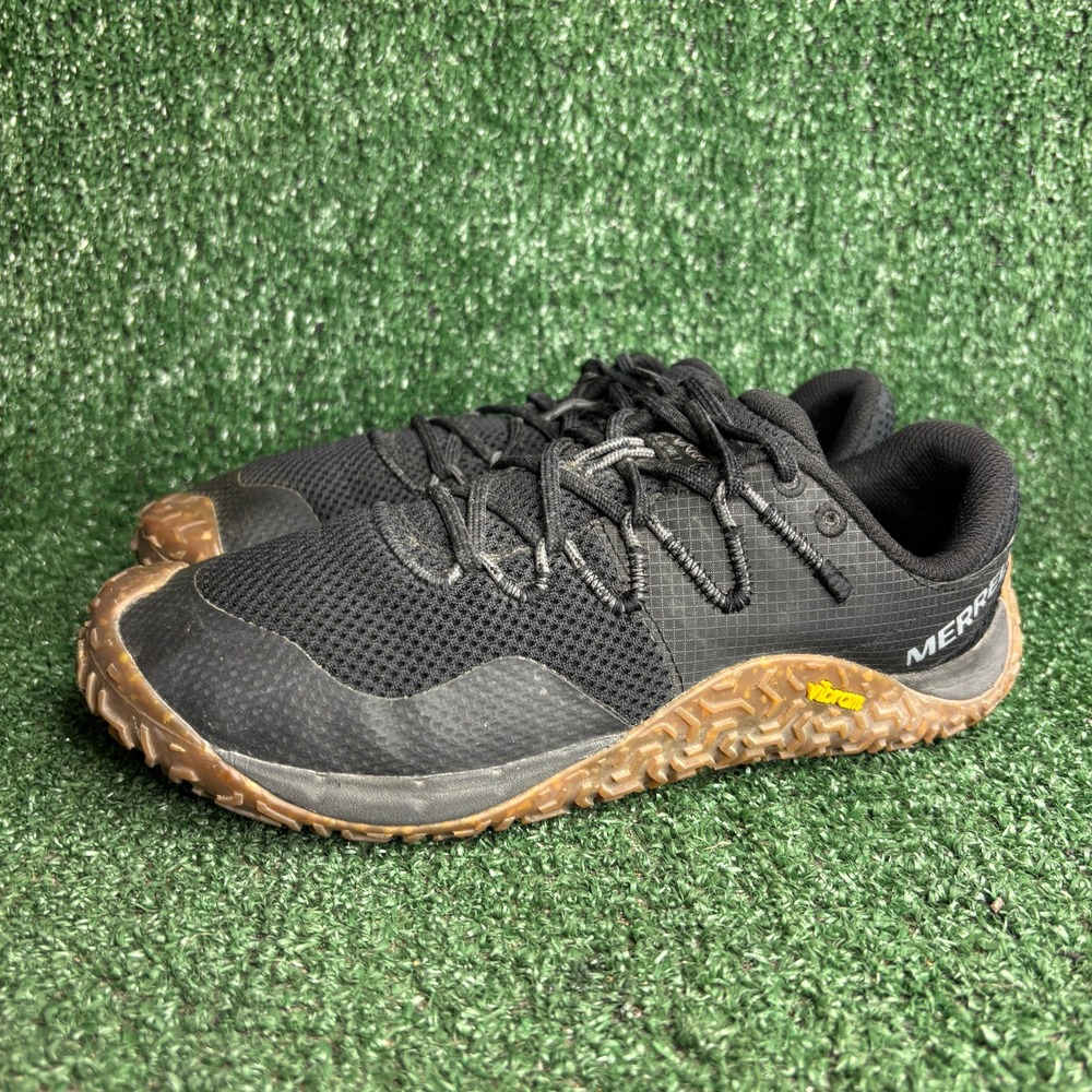 Merrell Trail Glove 7 Vibram Minimalist Barefoot Running Shoes Black Womens Sz 8 - Picture 3 of 12